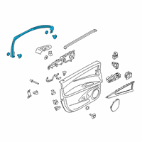 OEM Lincoln Nautilus Window Molding Diagram - FA1Z-5800014-AD