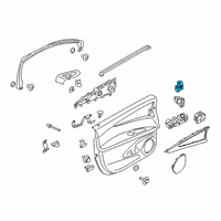 OEM 2021 Lincoln Nautilus Window Switch Diagram - GA1Z-14529-AA