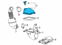 OEM 2020 Toyota Mirai Upper Cover Diagram - 17705-77070