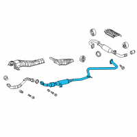 OEM 2014 Scion tC Center Pipe Diagram - 17420-36210