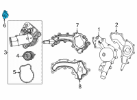 OEM 2021 Jeep Grand Cherokee L Sensor-Fluid Temperature Diagram - 68217702AD