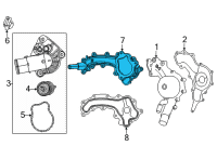 OEM Jeep Grand Cherokee L Housing-COOLANT Diagram - 4893794AE