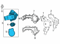 OEM 2021 Jeep Grand Cherokee L Housing Diagram - 68433104AC