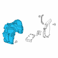 OEM 2017 Dodge Viper Shield-Splash Diagram - 68139708AH