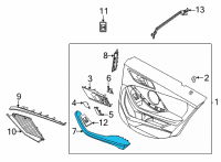 OEM BMW 228i xDrive Gran Coupe ARMREST, REAR LEFT Diagram - 51-41-5-A0C-727