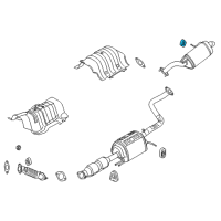 OEM Kia Hanger Diagram - 28658B2000