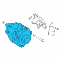 OEM 2017 Nissan Titan ALTERNATOR Diagram - 23100-EZ30A