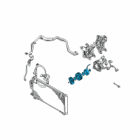 OEM Chrysler Sebring Clutch-A/C Compressor Diagram - MR500339