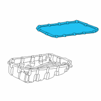 OEM 2005 Honda Civic Gasket, Oil Pan Diagram - 21814-PZC-000