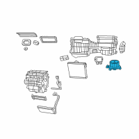 OEM 2013 Jeep Wrangler Motor-Blower With Wheel Diagram - 68089118AA