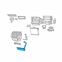 OEM 2010 Jeep Wrangler Core-Heater Diagram - 68004193AB