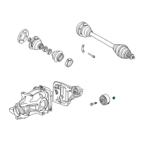 OEM 2002 BMW Z3 Self-Locking Hex Nut Diagram - 07-12-9-900-047