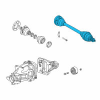 OEM 1996 BMW Z3 Axle Shaft Assembly Diagram - 33-21-1-229-235