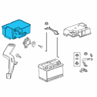 OEM Honda Duct, Battery (L3) Diagram - 31522-TG7-305