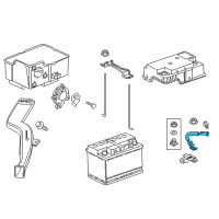 OEM Honda Ridgeline Cable, Battery Ground Diagram - 32600-TG7-A50