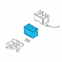 OEM 2015 Hyundai Tucson Batteries Diagram - 371102E100