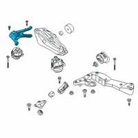 OEM 2020 BMW 745e xDrive Engine Mount Bracket Right Diagram - 22-11-6-876-216