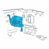 OEM 2008 Ford Ranger ABS Control Unit Diagram - 4L5Z-2C286-AA