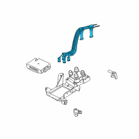 OEM 2000 Mercury Mystique Cable Set Diagram - XS2Z-12259-AA