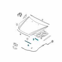 OEM 2007 Kia Optima Strip Assembly-Hood Seal Diagram - 864352G000