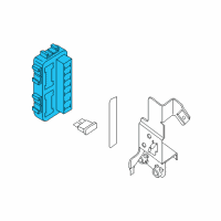 OEM Nissan Block-Junction Diagram - 24350-JA00A