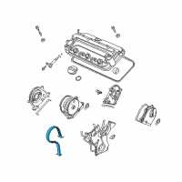 OEM Honda Belt, Timing (197Yu20 Ve-501) (Unitta) Diagram - 14400-RCA-A01