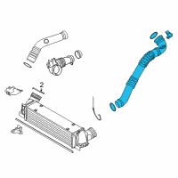 OEM BMW X1 Charge-Air Duct Diagram - 13-71-7-607-941