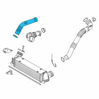 OEM 2014 BMW X1 Charge-Air Duct Diagram - 13-71-7-588-283