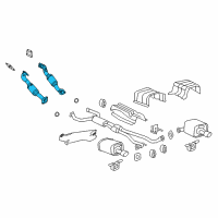 OEM 2015 Chevrolet Caprice Converter & Pipe Diagram - 92281941