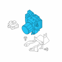 OEM 2018 Nissan Maxima Aniti Skid Actuator And Ecu Assembly Diagram - 47660-9DD1A