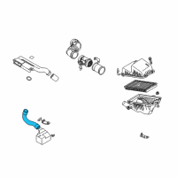 OEM 2004 Kia Spectra Clamp-Hose Diagram - 0K2N313183