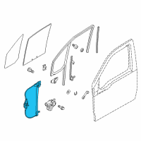 OEM 2010 Ford Transit Connect Window Regulator Diagram - 2T1Z-6123200-A