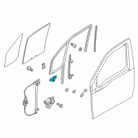 OEM 2010 Ford Transit Connect Window Regulator Diagram - 2T1Z-6123200-B