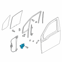OEM Ford Transit Connect Window Motor Diagram - 2T1Z-5423395-A