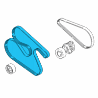 OEM 2017 BMW M760i xDrive RIBBED V-BELT Diagram - 11-28-8-623-393