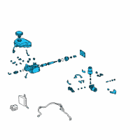 OEM Toyota 4Runner Actuator Assembly Diagram - 47050-35010