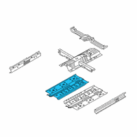 OEM Kia Forte Panel Assembly-Center Fl Diagram - 65120M7010