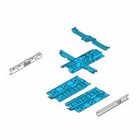 OEM 2021 Kia Forte Panel Assembly-Floor, Ctr Diagram - 65100M7010