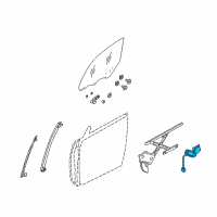 OEM 2003 Infiniti M45 Motor Assembly-Regulator, L Diagram - 80731-CR001