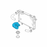 OEM 2006 Dodge Ram 2500 THRMOSTAT-THERMOSTAT Diagram - 5015713AA