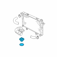 OEM Ram 2500 THRMOSTAT Diagram - 68005464AB