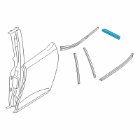 OEM BMW i3s Cover, Column D, Left Diagram - 51-13-7-453-549