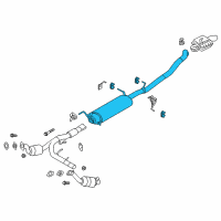 OEM 2021 Ford Expedition Muffler Diagram - JL1Z-5230-A