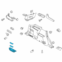 OEM Ford Police Interceptor Utility Cup Holder Diagram - BB5Z-7813560-AE