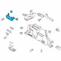OEM Ford Explorer Pillar Trim Diagram - FB5Z-7831005-AB