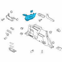 OEM Ford Explorer Rear Pillar Trim Diagram - FB5Z-7831011-BB