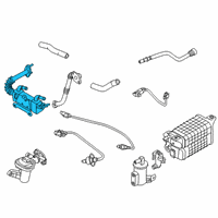 OEM 2020 Hyundai Accent EGR Cooler Diagram - 28460-2M100