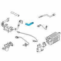 OEM Hyundai Accent Hose Assembly-EGR Cooler, Out Diagram - 28422-2M100