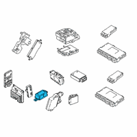 OEM 2021 BMW M8 Gran Coupe RADIO REMOTE CONTROL RECEIVE Diagram - 61-35-7-928-461