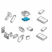 OEM 2017 BMW 740i xDrive Control Unit, Night Vision C Diagram - 66-54-9-493-329